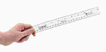 Clear Flexible Ruler with English/Metric 15 cm
