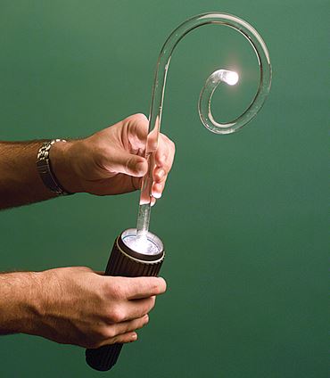 Lumirod Internal Reflection Optics Demonstration