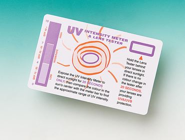 UV Intensity Meter and Lens Tester