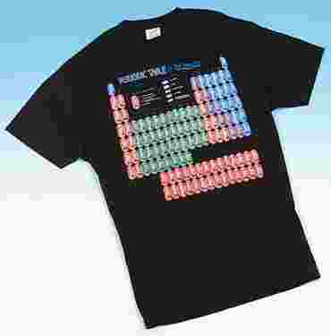 Glow in the Dark Periodic Table T-Shirt