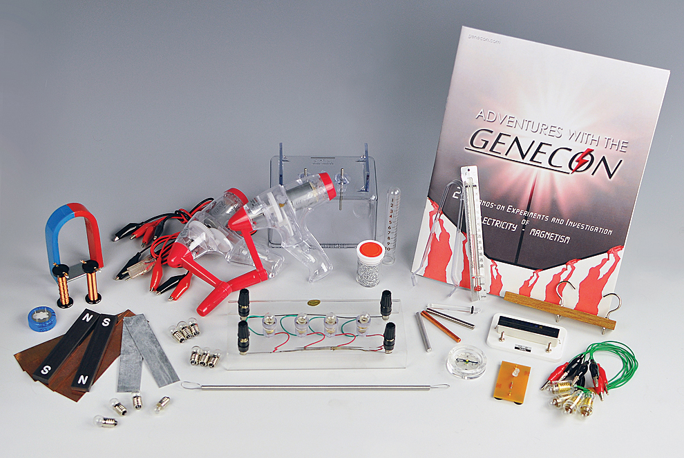 Complete Genecon Hand Generator Experiment Kit