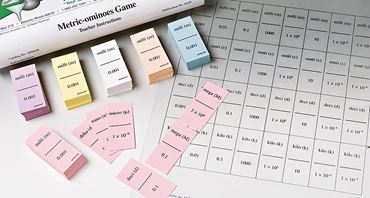 Metric-ominos Chemistry Game
