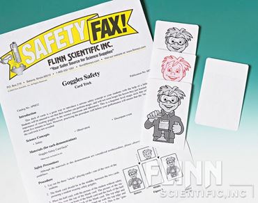 Goggles Safety Card Trick Demonstration Kit