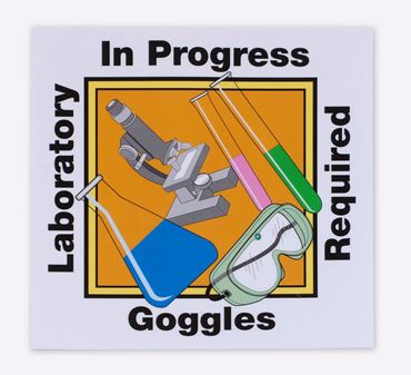 Laboratory in Progress Poster and Sign