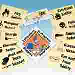 Science Laboratory Safety Symbols Signs and Posters