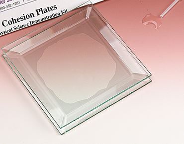Cohesion Plates Physical Science and Physics Demonstration Kit