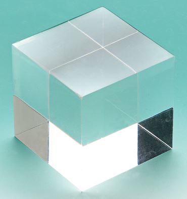 Acrylic Refraction Cube for Optics Demonstration