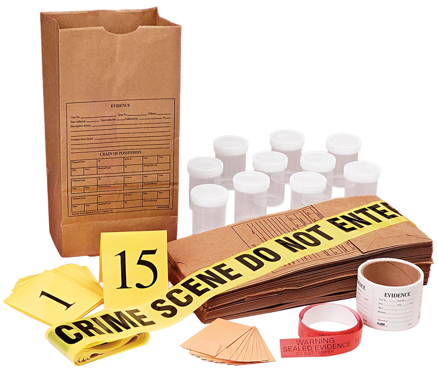 Crime Scene Evidence Bags for Forensics