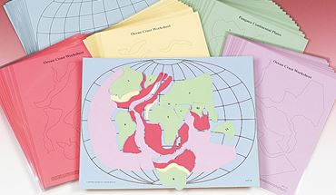 Sea Floor Spreading and Plate Tectonics Classroom Activity Kit for Earth Science and Geology