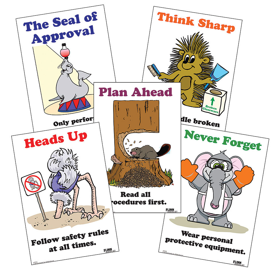 Laboratory Safety Poster Set Flinn Scientific