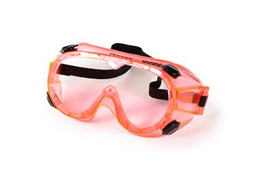 Economy Choice Chemical Splash Lab Safety PPE Chemical Splash Goggles, Pink