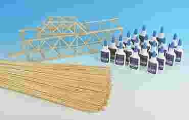 Balsa Bridge Construction Set for Physical Science and Physics