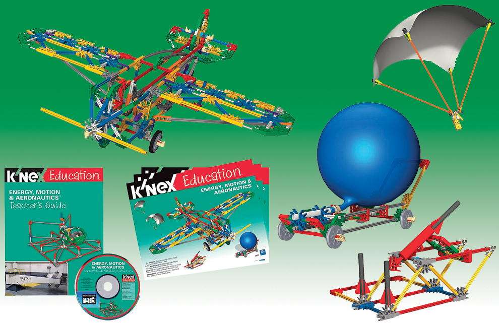 K'NEX Energy, Motion and Aeronautics Kit for Physical Science and Physics
