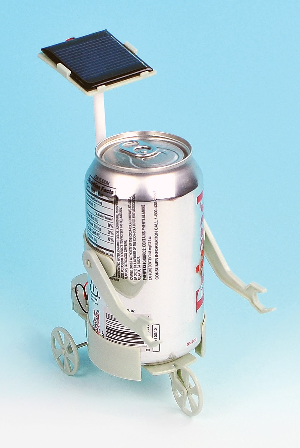 Solar Can Motor Robot for Physical Science and Physics