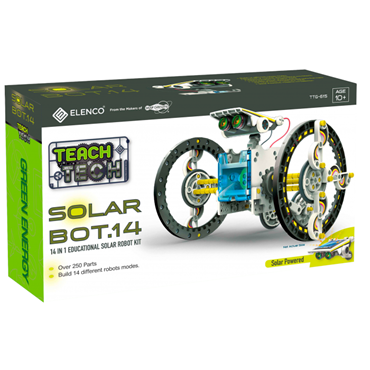 14-in-1 Solar Robot for Physical Science and Physics