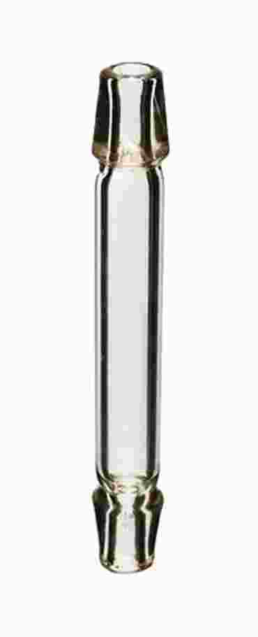 Flint Glass Straight Tubing Connector