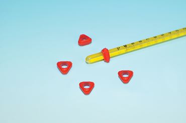 Anti-Roll-Off Device for Thermometers