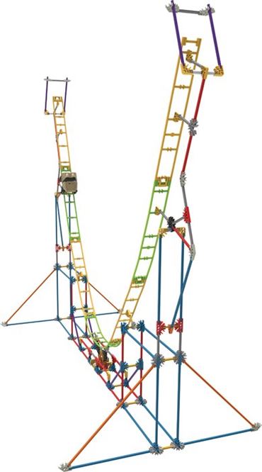 roller coaster building set, roller coaster, amusement park rides