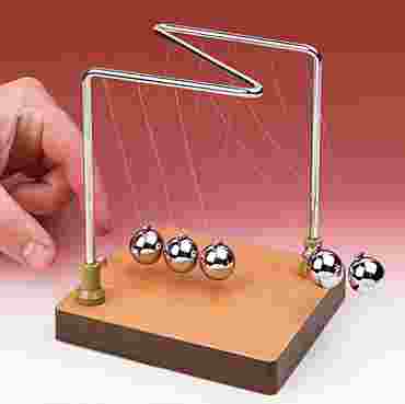 Newtonian Demonstrator / Newton's Crade (Economy Choice) for Physical Science and Physics