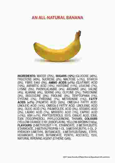 All Natural Banana Poster