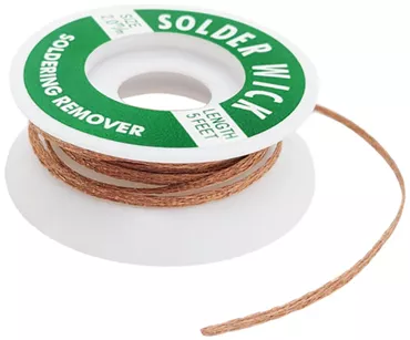 Solder Wick for Electronics and Circuits