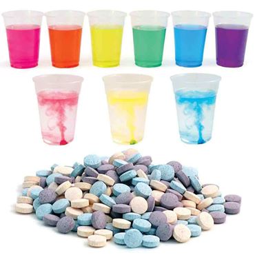 Color Splash Tablets, Assorted, Bag of 200