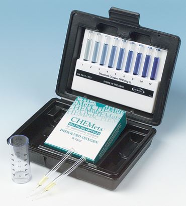Dissolved Oxygen Test Kit with Color Comparison for Environmental Science
