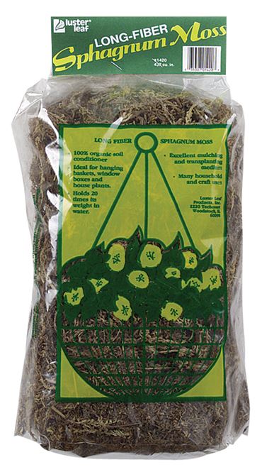 Long Fiber Sphagnum Moss for Biology and Life Science