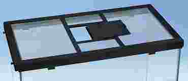 Aquarium 16" Screen Cover for 5.5-Gallon Tank