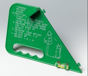 Tangent Height Gauge for Field Studies in Earth Science and Environmental Science