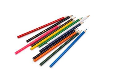 Red Colored Pencil Set