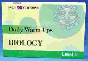 Daily Warm-Ups Book for Biology and Life Science