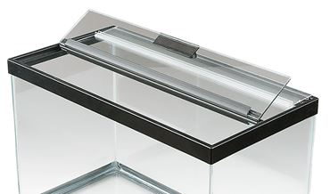 Hinged Glass Canopy for Aquarium or Terrarium, 16"