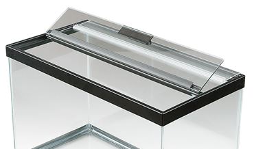 Hinged Glass Canopy for Aquarium or Terrarium, 16"