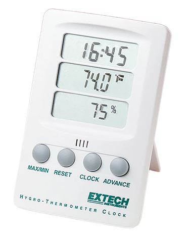 Digital Hygro-Thermometer Clock for Earth Science and Meteorology