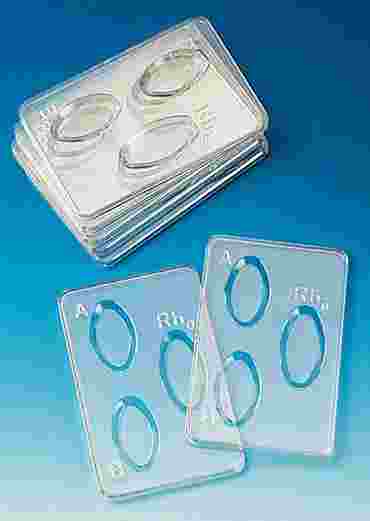 Disposable Blood Typing Slides
