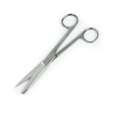 Surgical Dissection Scissors with Sharp Points and Straight Blades