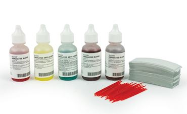 ABO Simulated Blood Typing Laboratory Kit for Biology and Life Science