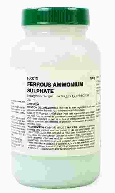 Ferrous Ammonium Sulfate 100 g