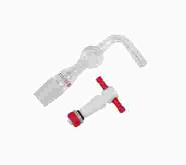 Synthware® Adapter, Vacuum, With 1:5 PTFE Stopcock, 14/20 Glassware for Organic Chemistry