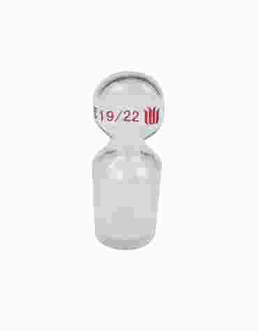 Synthware® Stopper, Penny-Head, Glass, Hollow, 14/20
