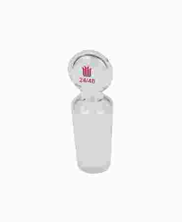 Synthware® Stopper, Penny-Head, Glass, Hollow, 14/20