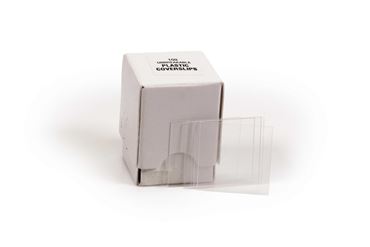 Plastic Cover Slips for Microscope Slides for Biology and Life Science