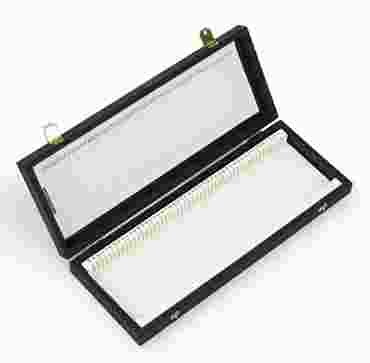 Slide Box for 12 Microscope Slides for Biology and Life Science