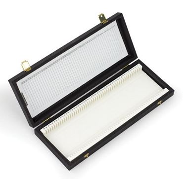 Slide Box for 12 Microscope Slides for Biology and Life Science