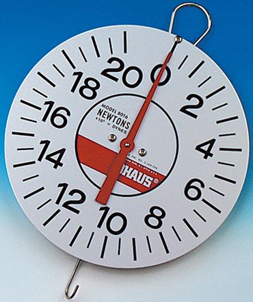 Spring Scale and Demonstration Dial 20 N x 0.5 N