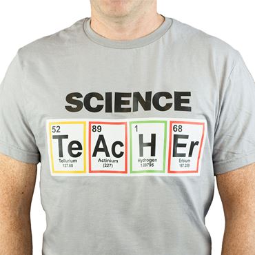 Science Teacher T-Shirt, Gray