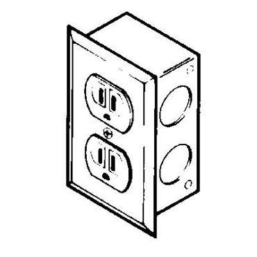 Duplex Electrical Receptacle Kit