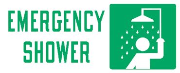 Safety Sign "Emergency Shower"