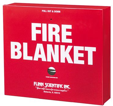 Lab Safety Fire Blanket and Case